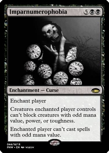 Imparnumerophobia .